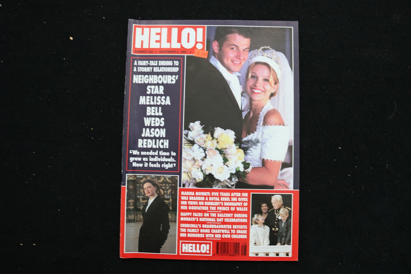 1994 DECEMBER 3 HELLO! MAGAZINE - MELISSA BELL & JASON REDLICH COVER - E 25925