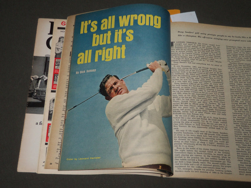 1965 AUGUST SPORT MAGAZINE - MICKEY MANTLE COVER - GREAT PHOTOS - SP 2817