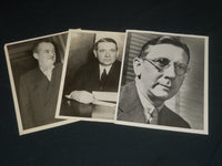 1930'S INTERNATIONAL NEWS BLACK & WHITE PHOTOS LOT OF 3 - ROY HOWARD - J 5563