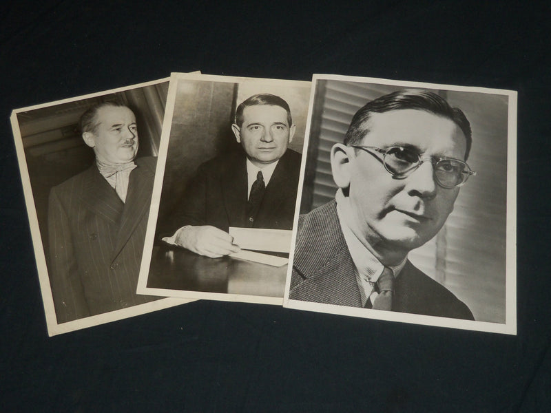 1930'S INTERNATIONAL NEWS BLACK & WHITE PHOTOS LOT OF 3 - ROY HOWARD - J 5563