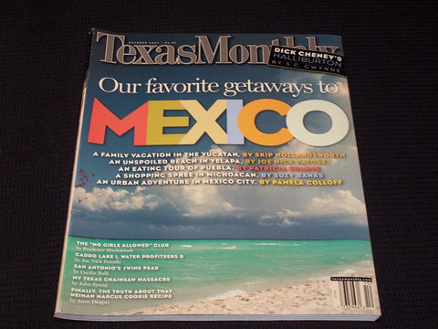 2002 OCTOBER TEXAS MONTHLY MAGAZINE - MEXICO FRONT COVER - E 7585