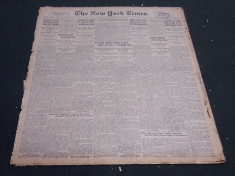 1925 APR 22 NEW YORK TIMES - DRY AGENTS NEARLY INUNDATED IN BEER FLOOD- NT 5404