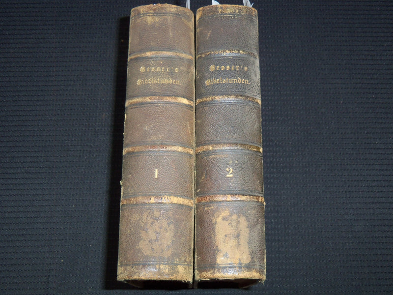 1860-1864 BESSER'S BIBELSTUNDEN VOLUME 1 & 2 - GERMAN - KD 7822