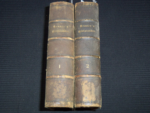 1860-1864 BESSER'S BIBELSTUNDEN VOLUME 1 & 2 - GERMAN - KD 7822
