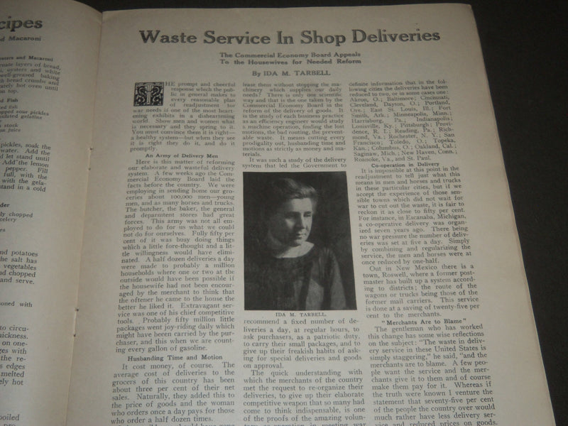 1918 FEBRUARY HOUSEWIVES MAGAZINE - MRS. JULIAN HEATH - NICE ADS - SP 2823