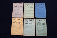 1948-1955 SCIENCE & SOCIETY QUARTERLY MAGAZINE - LOT OF 6 - O 3607