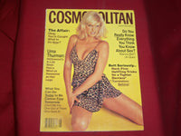 1995 AUGUST COSMOPOLITAN MAGAZINE -LINDA EVANGELISTA, PHOTO BY SCAVULLO - B 5521