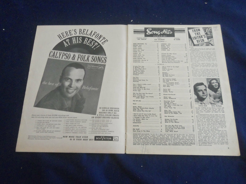 1957 MAY SONG HITS MAGAZINE - PERRY COMO COVER - ST 5153Y