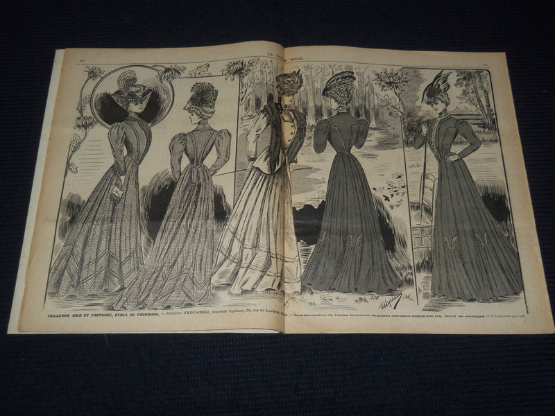 1905 LA VRAIE MODE FRENCH FASHION MAGAZINE LOT OF 10 ISSUES - O 3442I
