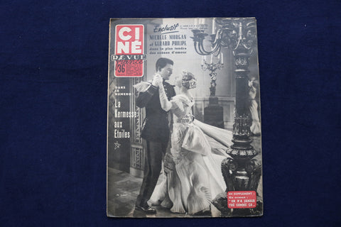 1955 JUNE 17 CINE REVUE MAGAZINE - BURT LANCASTER BACK COVER - E 22002