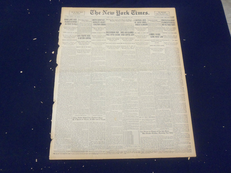 1922 NOVEMBER 15 NEW YORK TIMES - JACOB GIMBEL HEIRS FOREGO $1,000,000 - NT 8427