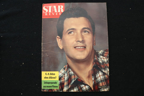 1957 JULY STAR REVUE MAGAZINE - ROCK HUDSON COVER - E 24975