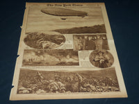 1918 APRIL 7 NEW YORK TIMES PICTURE SECTION - THIRD LIBERTY LOAN - NT 8827