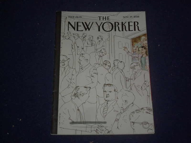 2018 NOVEMBER 19 THE NEW YORKER MAGAZINE - ILLUSTRATED COVER - NY 2308