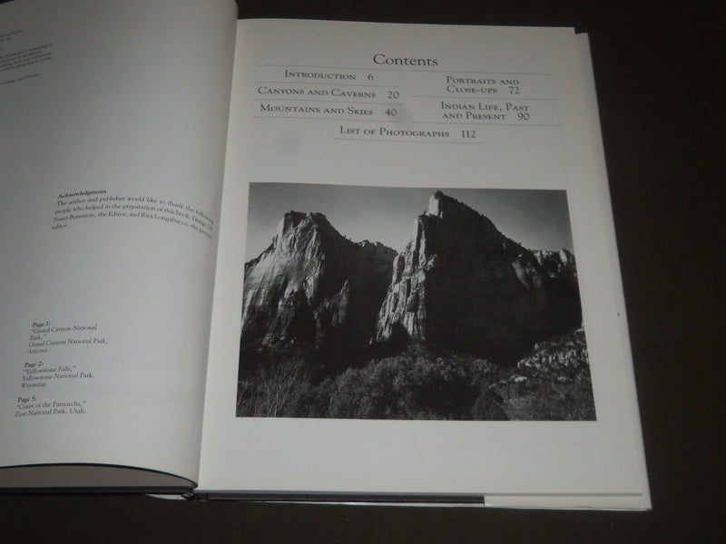 2002 ANSEL ADAMS BY BARRY PRITZKER HARDCOVER BOOK - I 907