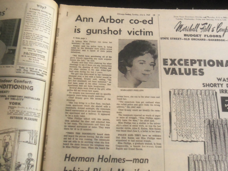 1969 JULY 6 CHICAGO AMERICAN TODAY NEWSPAPER - ALDRIN PRESS CONFERENCE - NP 5833