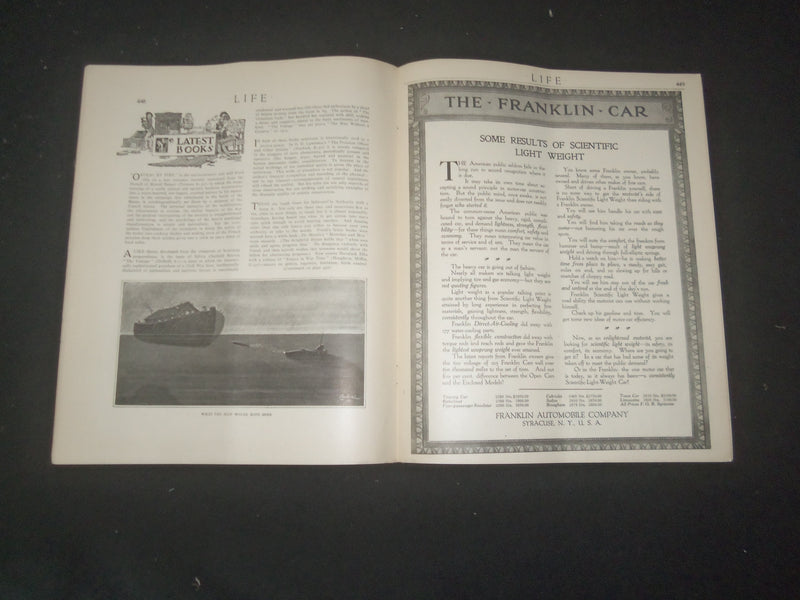 1917 MARCH 15 LIFE MAGAZINE - FAMILY-PHYSICIAN NUMBER - A HURRY CALL - L 764W