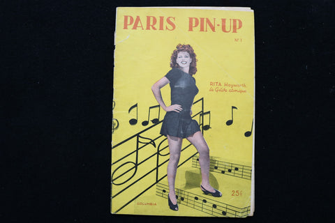1950'S PARIS PIN-UP MAGAZINE - RITA HAYWORTH COVER - E 26071