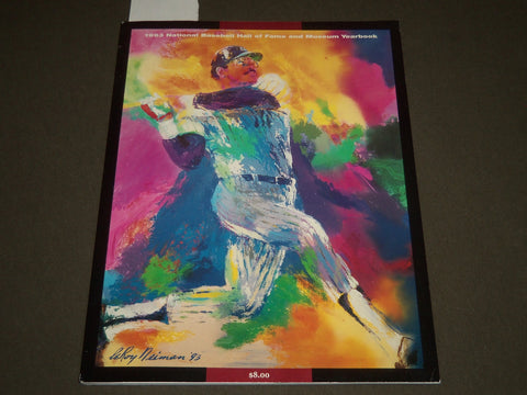 1993 NATIONAL BASEBALL HALL OF FAME YEARBOOK - REGGIE JACKSON INDUCTED- J 2589