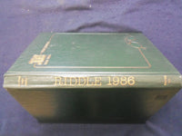 1986 RIDDLE MATTHOON HIGH SCHOOL YEARBOOK - MATTOON, IL - YB 3310