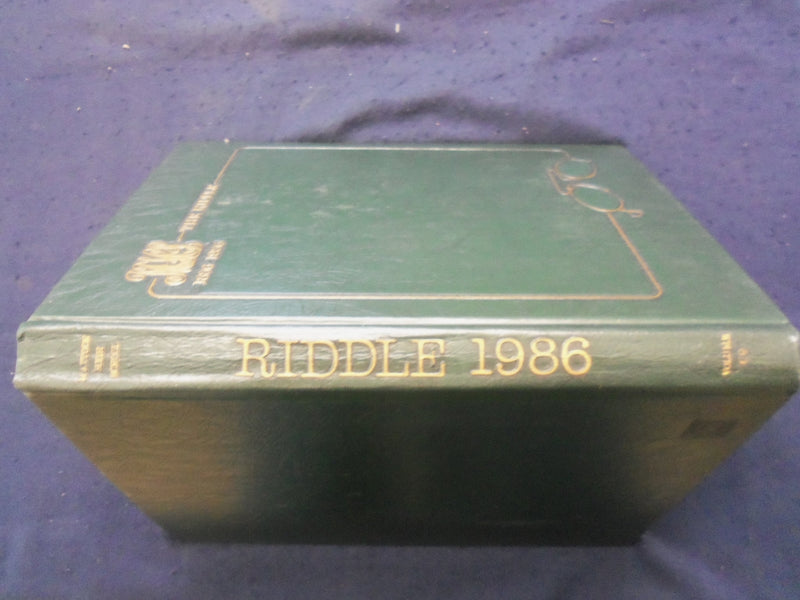 1986 RIDDLE MATTHOON HIGH SCHOOL YEARBOOK - MATTOON, IL - YB 3310