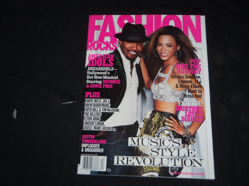 2006 FALL FASHION ROCKS MAGAZINE - JAMIE FOXX & BEYONCE COVER - B 21
