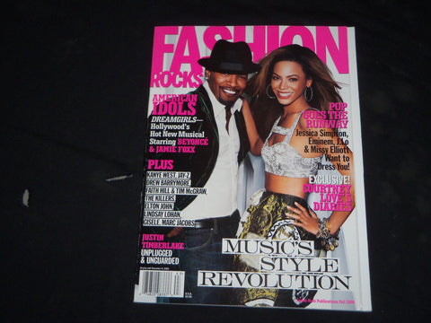 2006 FALL FASHION ROCKS MAGAZINE - JAMIE FOXX & BEYONCE COVER - B 21