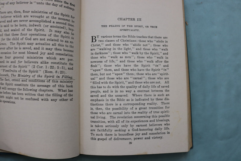 1965 HE THAT IS SPIRITUAL HARDCOVER BOOK BY LEWIS CHAFER - KD 9641