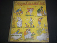1933 STORIES CHILDREN LOVE BOOK EDITED BY WATTY PIPER - COLOR ILLUS. - KD 728F
