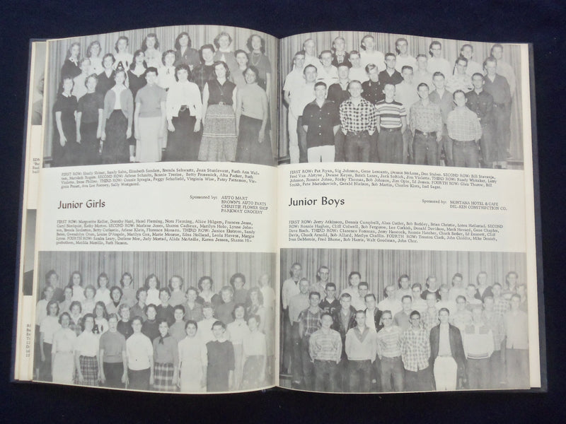 1957 THE BIG STACK ANACONDA HIGH SCHOOL YEARBOOK - ANACONDA, MONTANA - YB 3221