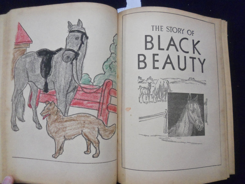 1934 MAMMOTH BOOK HARDCOVER BOOK - CHILDREN'S STORIES - KD 8357