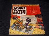 1932 FEBRUARY MARCH SHORT WAVE CRAFT MAGAZINE NICE COVER - E 114