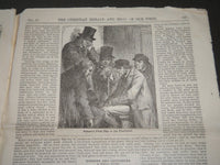 1884 CHRISTIAN HERALD NEWSPAPER LOT OF 2 - R. S. DOBBS - KING & QUEEN - NP 2841