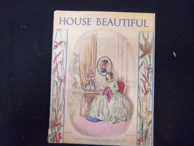 1925 MAY HOUSE BEAUTIFUL MAGAZINE - GREAT PHOTOS & ADS - ST 3689