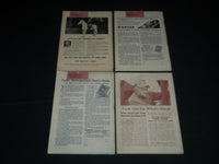 1945-1947 RAILWAY CLERK MAGAZINE LOT OF 4 - RAILROAD - TRAINS - O 291