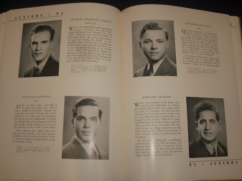 1940 THE LINK STEVENS INSTITUTE OF TECHNOLOGY NEW JERSEY YEARBOOK - YB 1