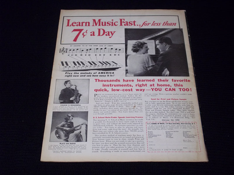 1941 APRIL 29 PIC MAGAZINE - CARMEN D'ANTONIO FRONT COVER - E 20570