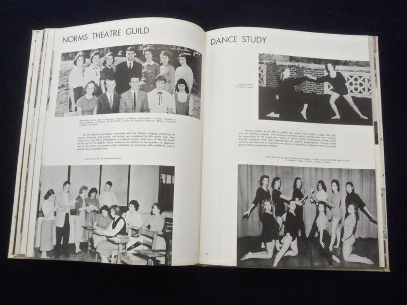 1958 MEMORABILIA NEW JERSEY STATE TEACHERS COLLEGE YEARBOOK - UNION, NJ- YB 3109