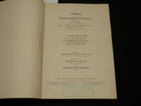 1921 INDEX OF THE PERIODICAL DENTAL LITERATURE BOOK BY ARTHUR D. BLACK - KD 5903