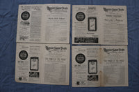 1892-1893 BOWDOIN SQUARE THEATRE PROGRAM - LOT OF 4 - BOSTON, MA - K 2608