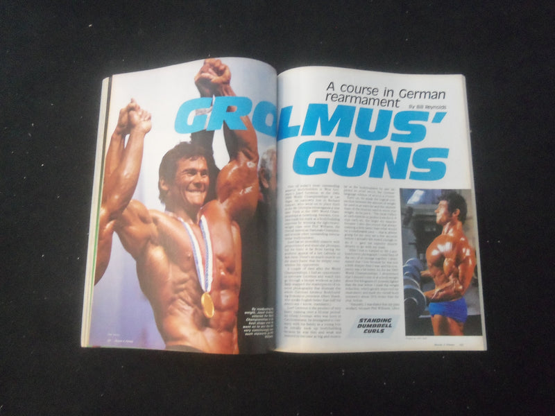 1986 JUNE MUSCLE & FITNESS MAGAZINE - MOST ELEGANT BODIES-FRESH STARTS- SP 1522D