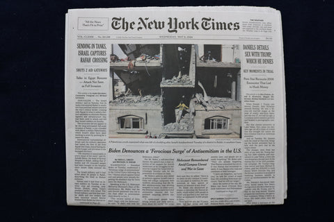2024 MAY 8 NEW YORK TIMES - DANIELS DETAILS SEX WITH TRUMP, WHICH HE DENIES