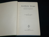1955 SYNTHETIC DRUGS BOOK BY H. RONALD FLECK - FIRST EDITION - KD 2762G