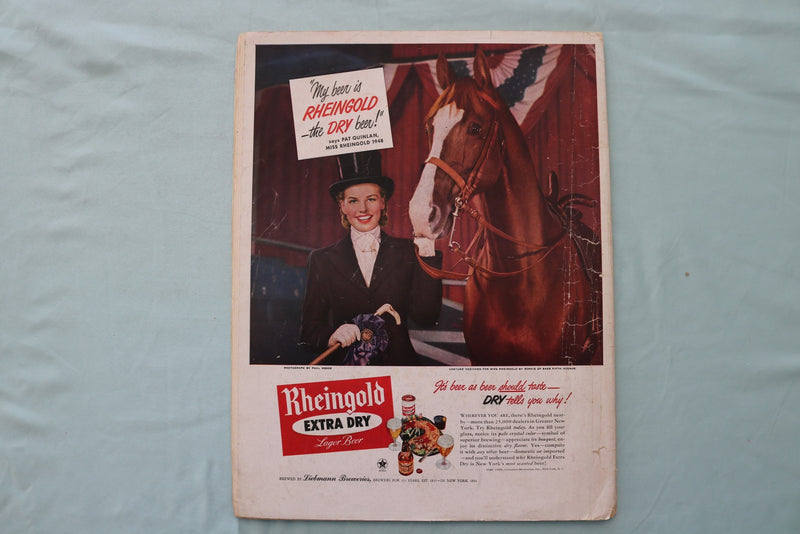 1947 AUGUST CONNECTICUT CIRCLE MAGAZINE - SURF AT PEQUOT BEACH COVER - E 26511