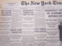 1933 APRIL 22 NEW YORK TIMES - FINDS IN PALESTINE SHOW AGRICULTURE - NT 5236