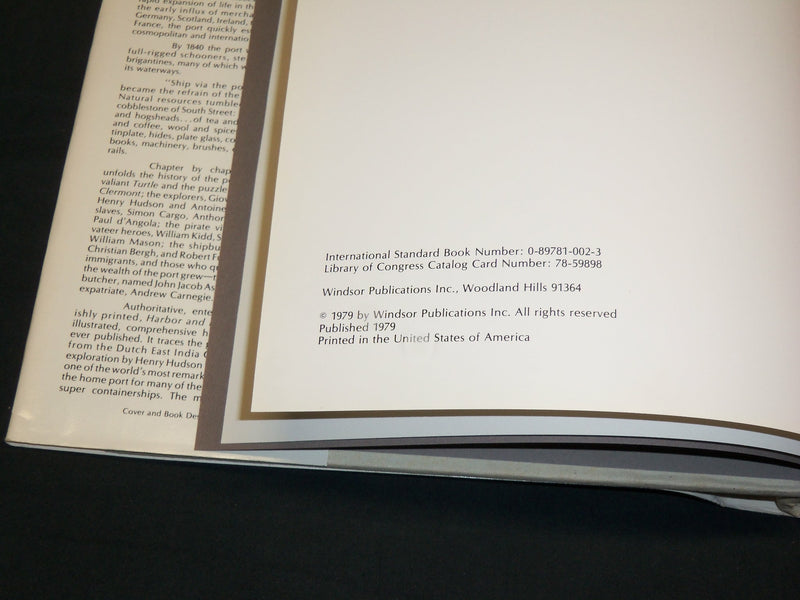 1979 HARBOR & HAVEN HARDCOVER BOOK BY JOHN G. BUNKER - KD 4047B
