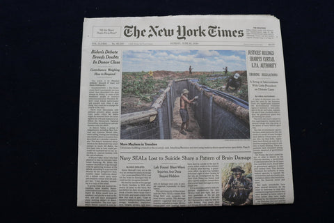 2024 JUNE 30 NEW YORK TIMES - BIDEN'S DEBATE BREEDS DOUBTS IN DONOR CLASS