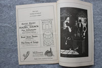 1914 NOV 2 PLAYS AND PLAYERS THEATRE PROGRAM MAGAZINE - HAZEL DAWN COVER- K 2722