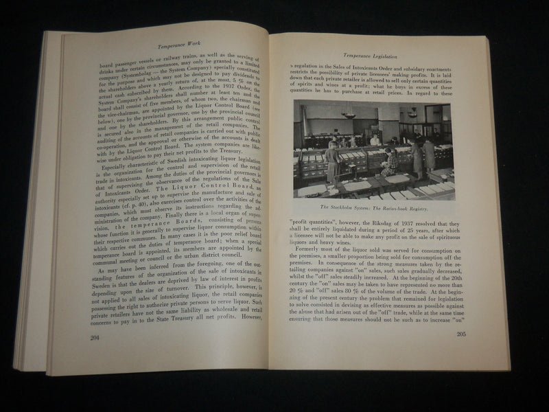 1938 SOCIAL WORK AND LEGISLATION IN SWEDEN SOFTCOVER BOOK - J 6801