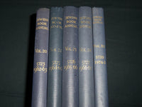 1962-1975 JEWISH BOOK ANNUALS LOT OF 5 - VOLUME NO. 20-32 - KD 656